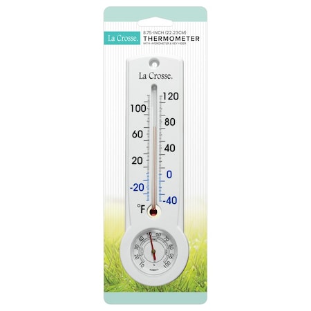 La Crosse Technology THERMO W/HYGRO 8.75""H 204-109